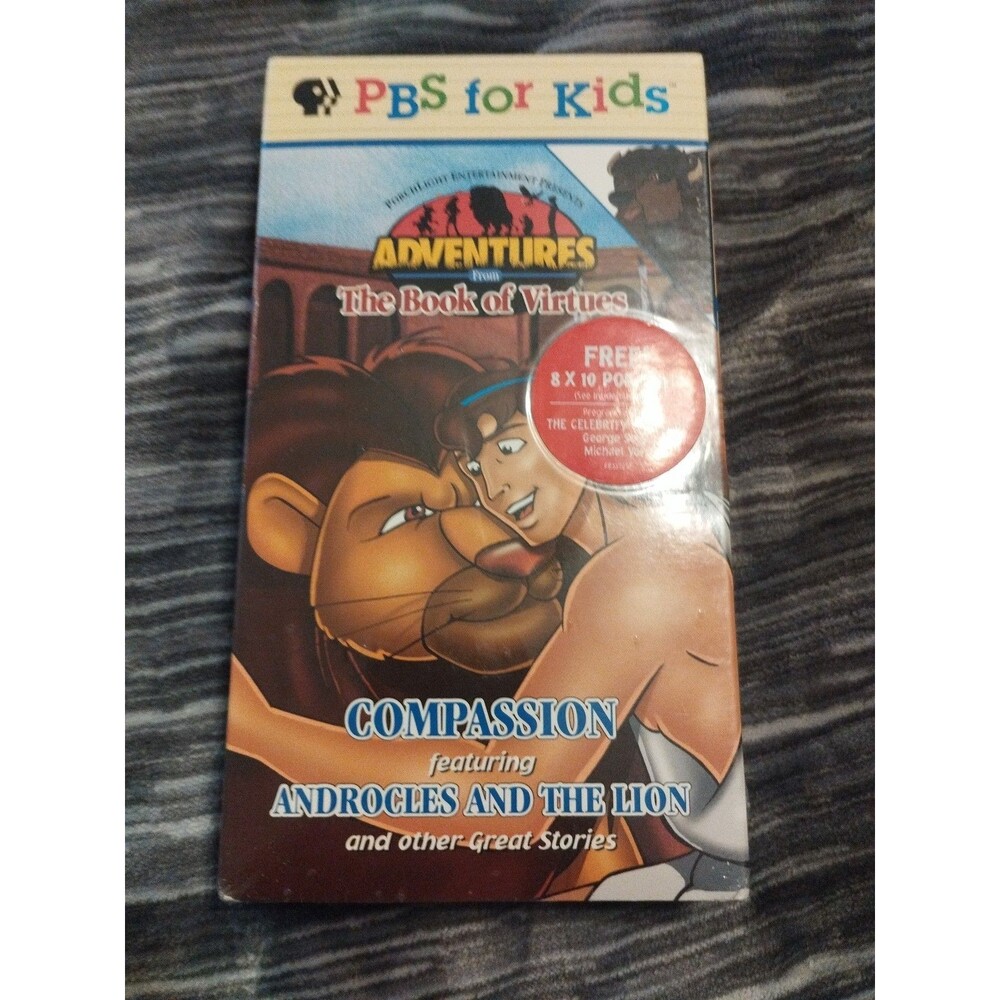 Adventures from The Book of Virtues: COMPASSION featuring Androcles & Lion-VHS